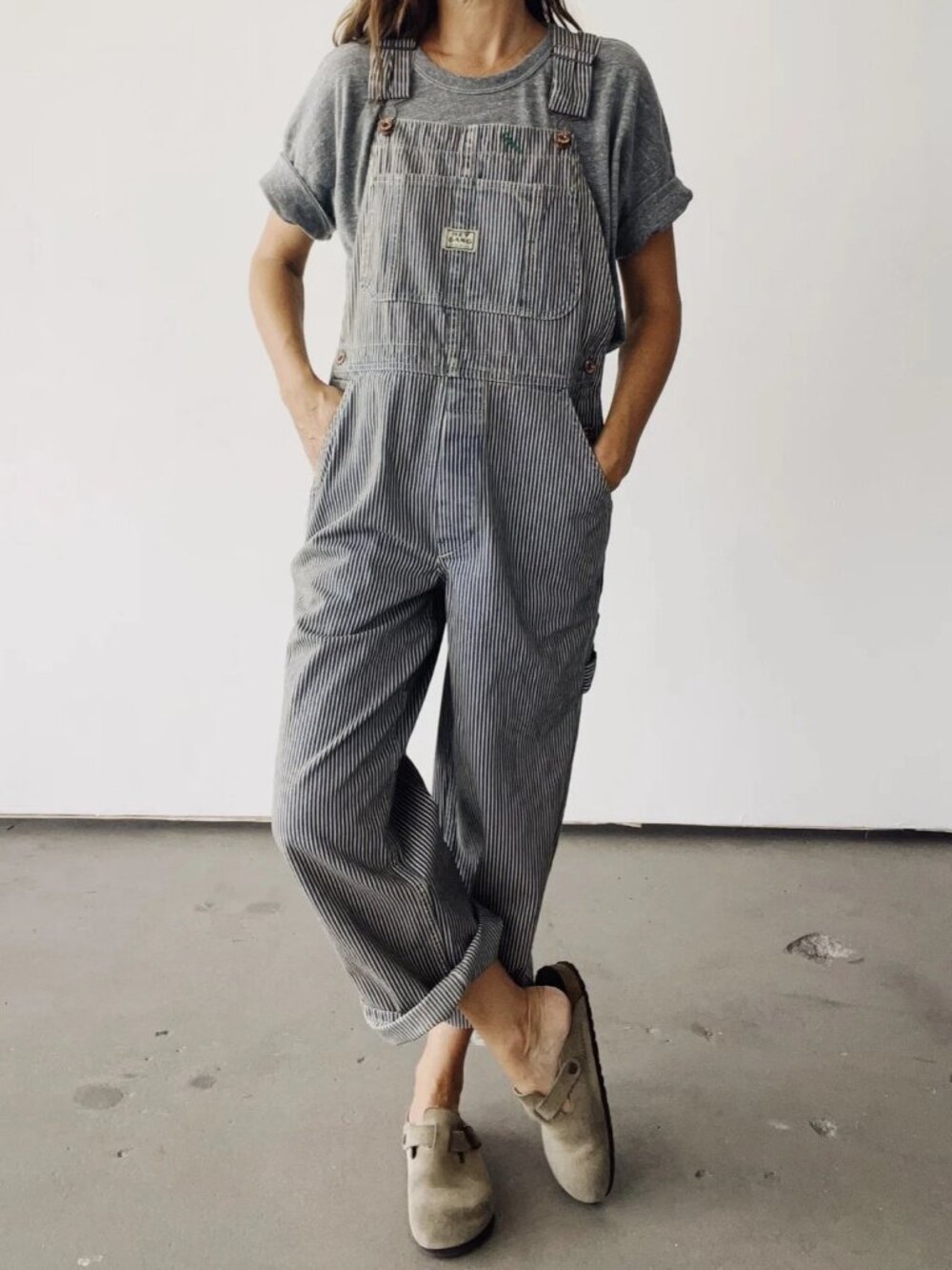 Hey Gang Minor Overalls - Railroad - Size 2 - NWT